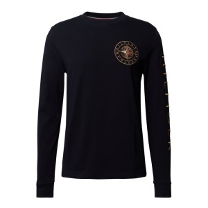 Bluzka z długim rękawem z bawełny ekologicznej z wyhaftowanym logo