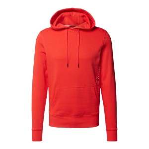 Bluza z kapturem z mieszanki bawełny z wyhaftowanym logo