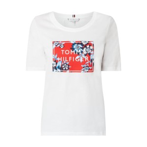 T-shirt z nadrukiem z logo