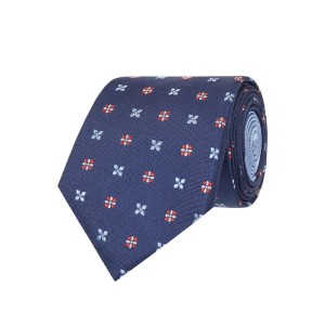 Krawat z czystego jedwabiu (7 cm)