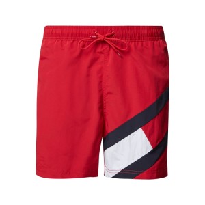 Spodenki kąpielowe o kroju slim fit w stylu Colour Blocking