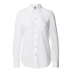 Bluzka o kroju regular fit z czystej bawełny z nadrukiem z logo