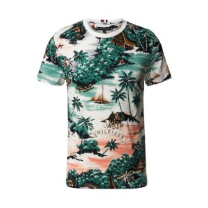 T-shirt z wzorem na całej powierzchni