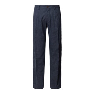 Chinosy o kroju slim fit ze wzorem w kratę