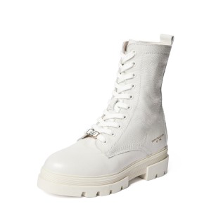 Buty sznurowane z detalami z logo