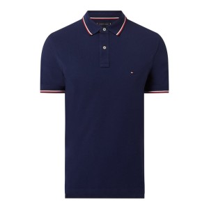 Koszulka polo o kroju slim fit z bawełny ekologicznej