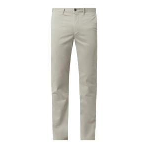 Chinosy o kroju straight fit z dodatkiem streczu model ‘Denton’