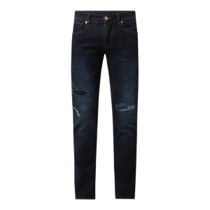 Jeansy o kroju slim fit z dodatkiem streczu