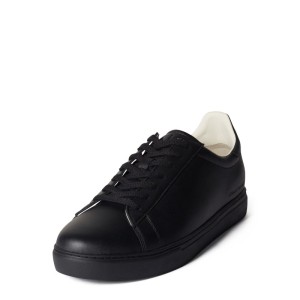 Sneakersy sznurowane ze skóry