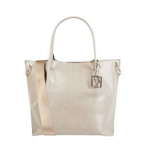 Torba shopper z materiału skóropodobnego