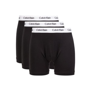 Bokserki w stylu retro o kroju classic fit w zestawie 3 szt. — długie nogawki