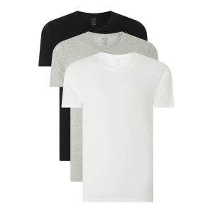 T-shirt z dodatkiem streczu w zestawie 3 szt.