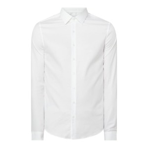 Koszula biznesowa o kroju super slim fit z bawełny