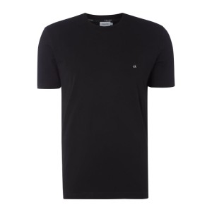 T-shirt z wyhaftowanym logo