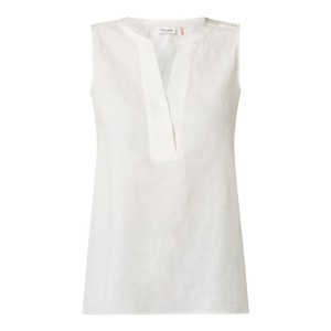 Top bluzkowy z lnu