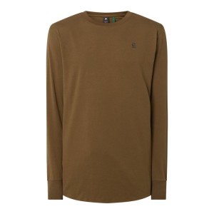 Bluzka z długim rękawem o kroju relaxed fit z bawełny ekologicznej model ‘Lash’