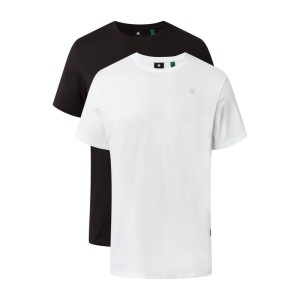 T-shirt z bawełny ekologicznej w zestawie 2 szt.