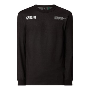 Bluzka z długim rękawem z detalami z logo model ‘Tweeter’