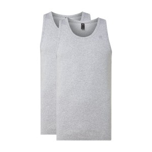 Podkoszulka o kroju slim fit z organicznej bawełny