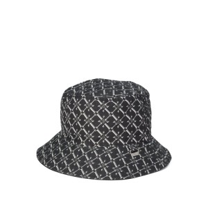 Czapka typu bucket hat z logo na całej powierzchni