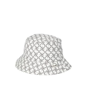 Czapka typu bucket hat z logo na całej powierzchni