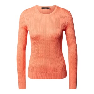 Sweter z dzianiny z wzorem warkocza