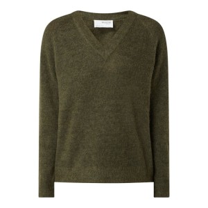 Sweter z dodatkiem wełny z alpaki model ‘Lulu’