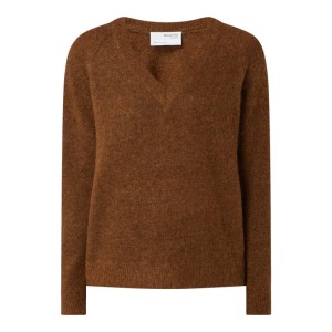 Sweter z dodatkiem wełny z alpaki model ‘Lulu’