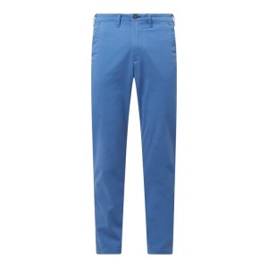 Chinosy o kroju slim fit z dodatkiem streczu model ‘Miles’