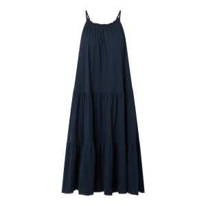 Sukienka z mieszanki bawełny i lnu