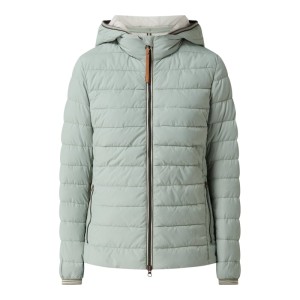 Kurtka pikowana z odpinanym kapturem – wodoodporna