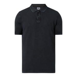 Koszulka polo z efektem sprania