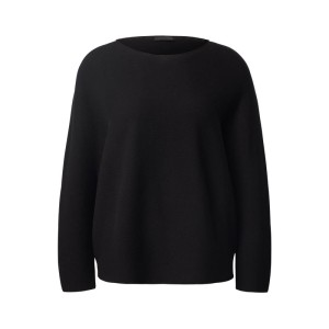 Sweter z dzianiny z dekoltem w łódkę
