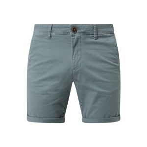 Szorty chinosy o kroju regular fit z dodatkiem streczu model ‘Bowie’