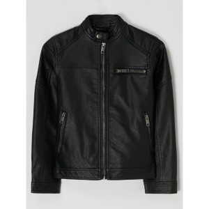 Kurtka z materiału skóropodobnego model ‘Rocky’