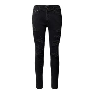 Jeansy o kroju skinny fit z przetarciami