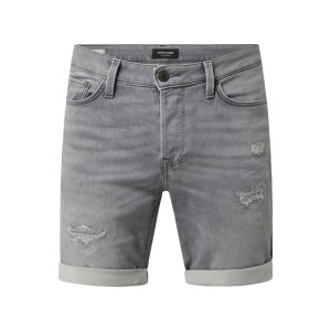 Szorty jeansowe o kroju regular fit z dodatkiem streczu