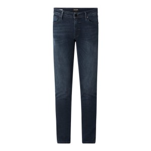 Jeansy z niskim stanem o kroju skinny fit z dodatkiem streczu model ‘Liam’