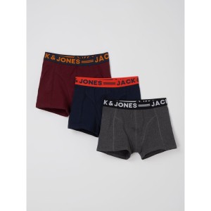 Obcisłe bokserki z dodatkiem streczu w zestawie 3 szt.