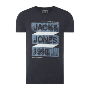 T-shirt o kroju regular fit z nadrukiem z napisem