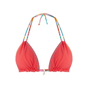 Top bikini o trójkątnym kształcie z haftami model ‘Yao Beachclub’