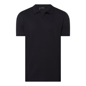 Koszulka polo z mieszanki lnu i bawełny