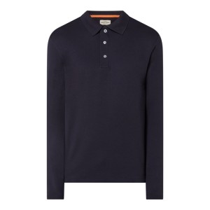 Koszulka polo z bawewłny z długim rękawem