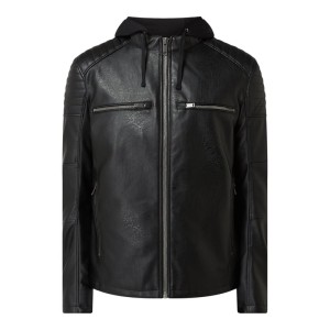 Kurtka z imitacji skóry