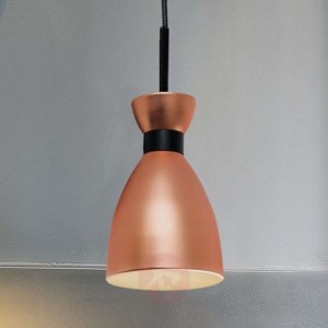 Stylowa lampa wisząca Retro, miedziana