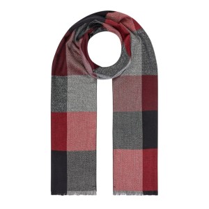 Szal ze wzorem w kratę