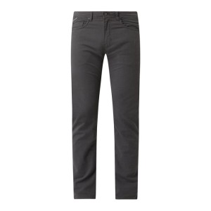 Spodnie o kroju regular fit z dodatkiem streczu model ‘Edward’