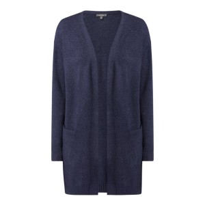 Długi kardigan z mieszanki wiskozy