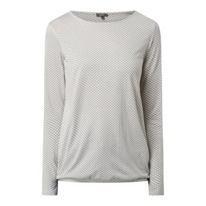 Bluzka z długim rękawem z mieszanki bawełny i modalu