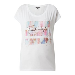 T-shirt z mieszanki bawełny i wiskozy